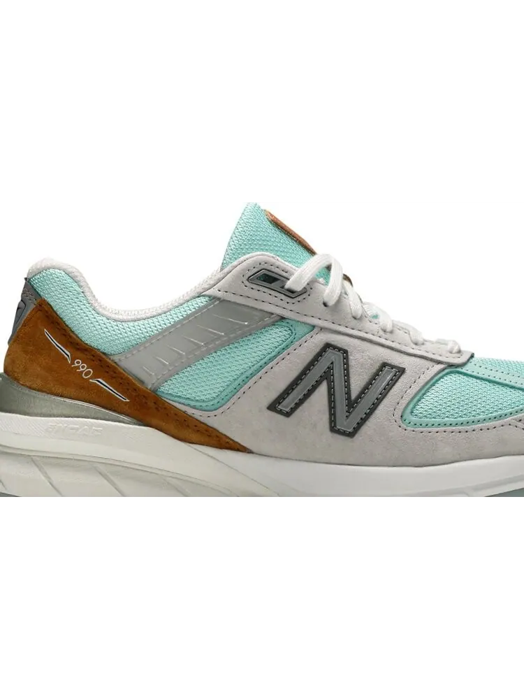 Кроссовки New Balance 990v5 Made in USA 'Kawhi' — изображение 2 из 8, бирюзовый