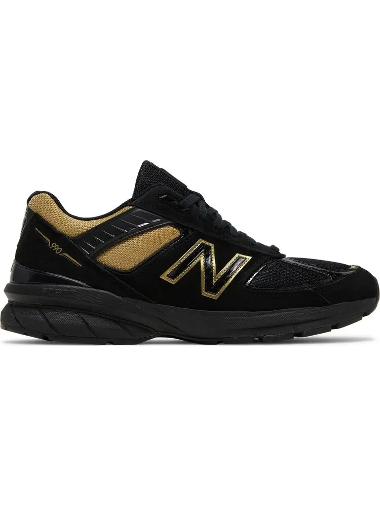 Кроссовки New Balance 990v5 Made in USA 'Triple Black' — изображение 1 из 8, черный