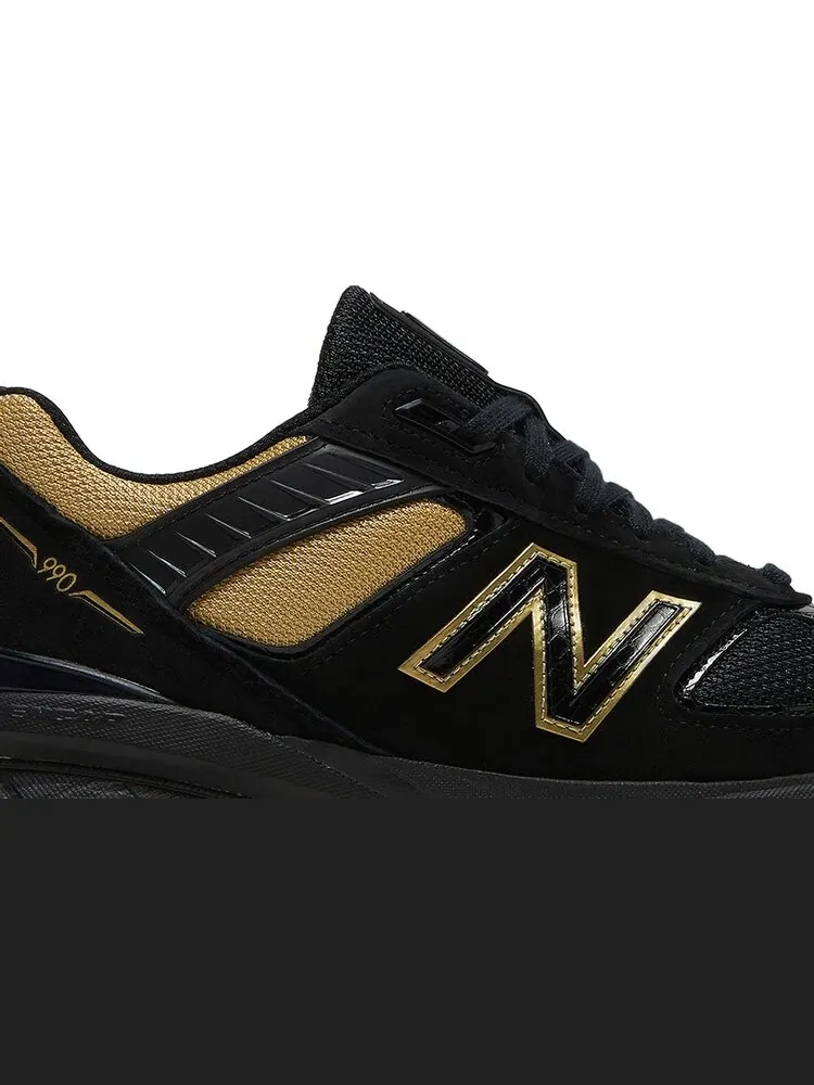 Кроссовки New Balance 990v5 Made in USA 'Triple Black' — изображение 2 из 8, черный