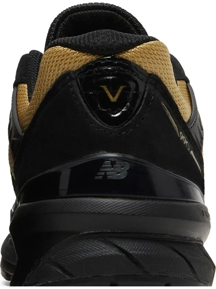 Кроссовки New Balance 990v5 Made in USA 'Triple Black' — изображение 7 из 8, черный