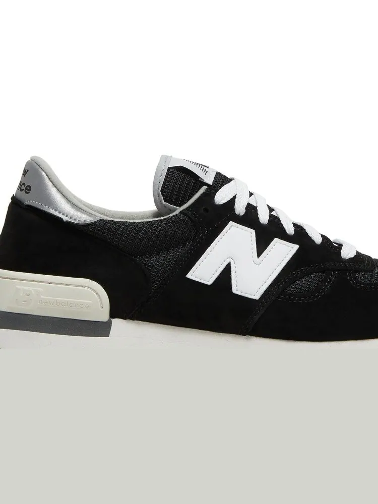 Кроссовки New Balance 990v1 Made In USA 'Black White' — изображение 2 из 8, черный