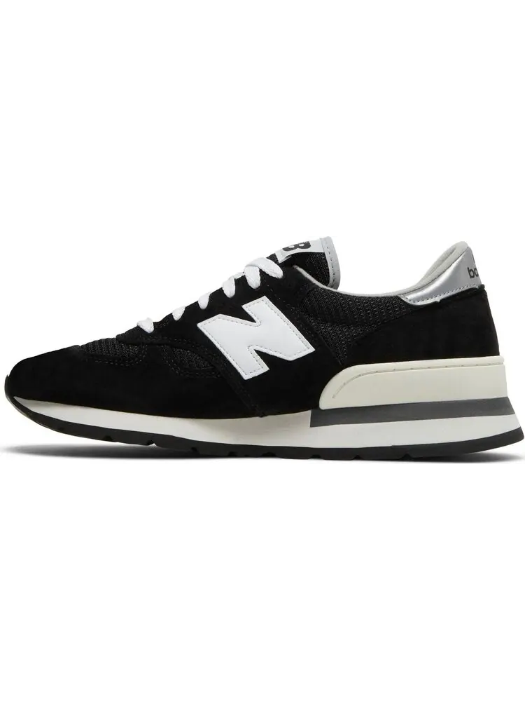 Кроссовки New Balance 990v1 Made In USA 'Black White' — изображение 3 из 8, черный