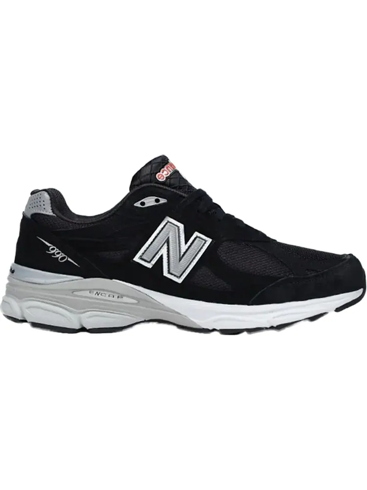 Кроссовки New Balance 990v3 Made In USA 'Black White' — изображение 1 из 1, черный