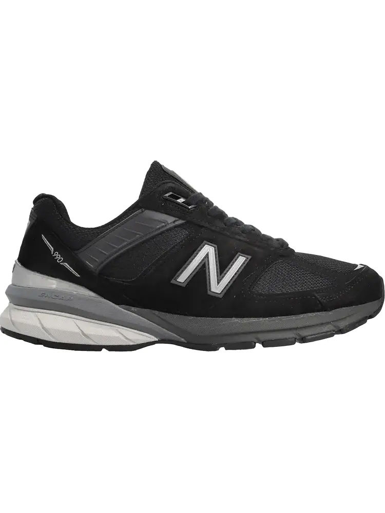 Кроссовки New Balance 990v5 Made In USA 2E Wide 'Black' — изображение 1 из 1, черный