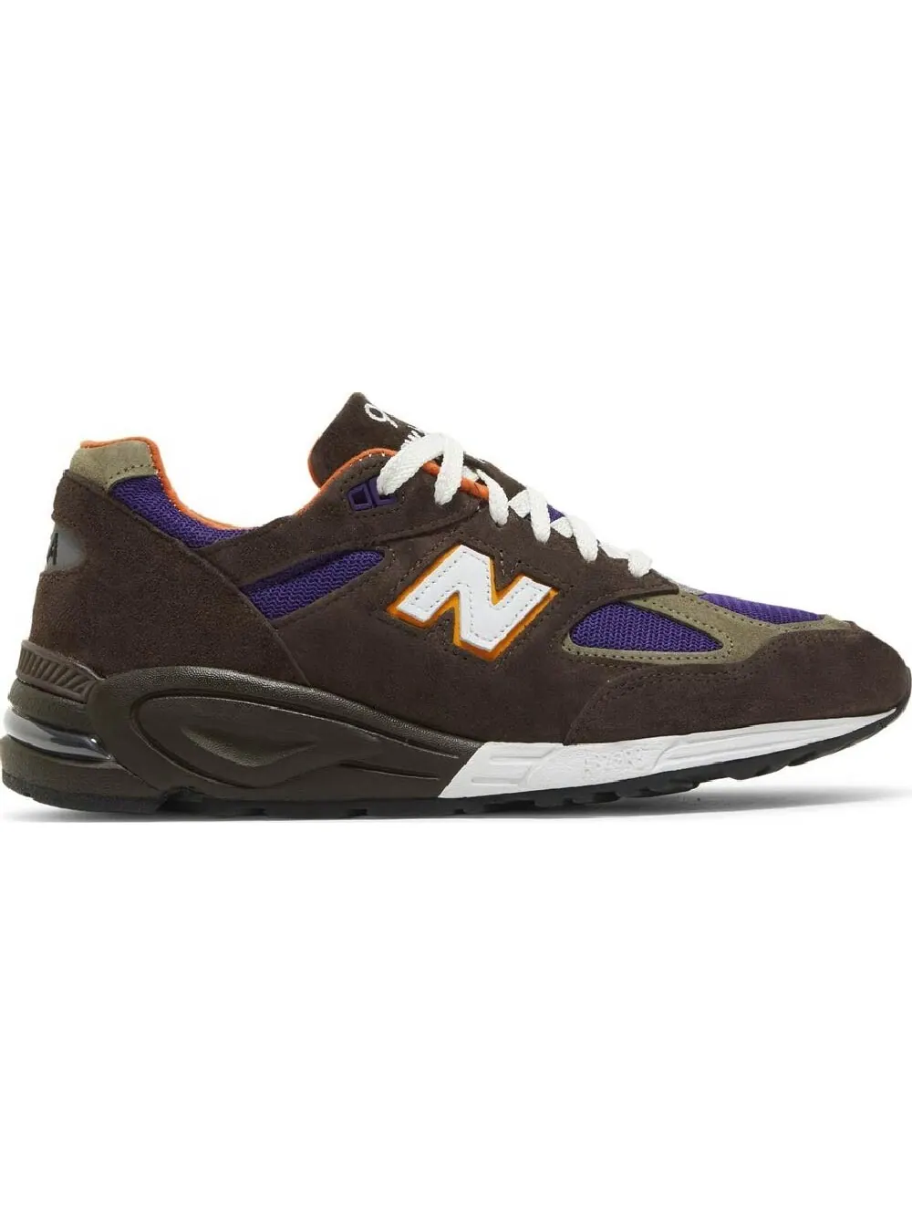 Кроссовки New Balance 990v2 Made in USA 'Brown Purple' — изображение 1 из 5