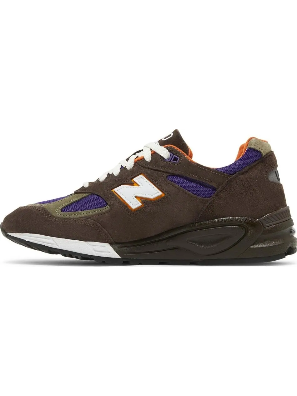 Кроссовки New Balance 990v2 Made in USA 'Brown Purple' — изображение 2 из 5