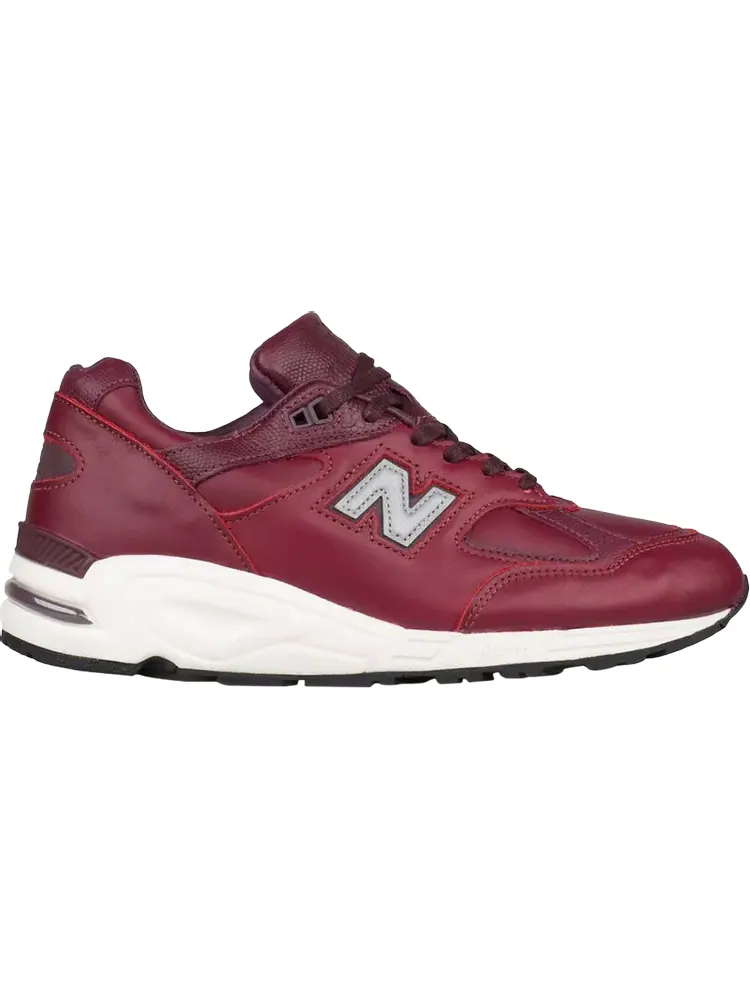 Кроссовки New Balance Horween Leather Co. x 990v2 Made in USA 'Burgundy' — изображение 1 из 1, красный