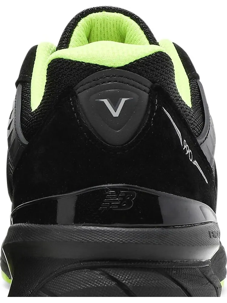 Кроссовки New Balance 990v5 Made in USA 'Black Hi Lite' — изображение 7 из 8, черный