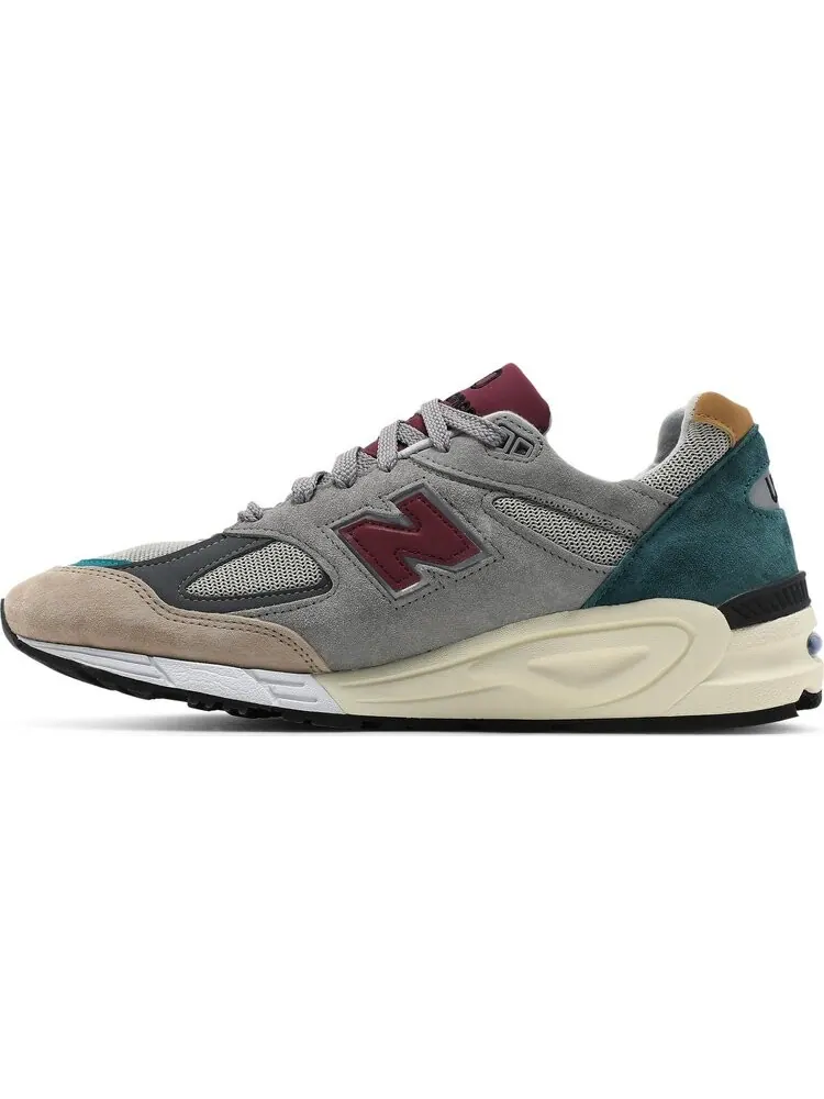 Кроссовки New Balance 990v2 Made in USA 'Grey Multi' — изображение 3 из 8, серый
