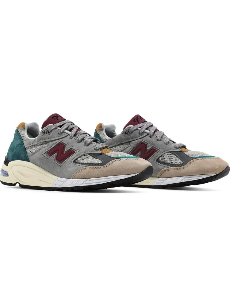Кроссовки New Balance 990v2 Made in USA 'Grey Multi' — изображение 8 из 8, серый