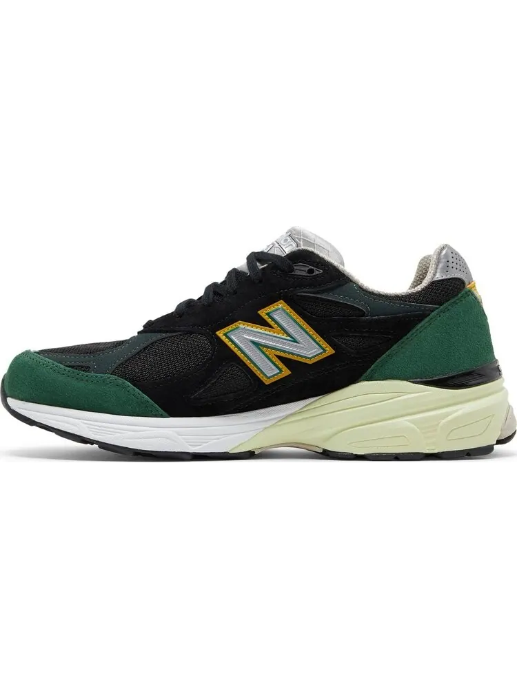 Кроссовки New Balance 990v3 Made In USA 'Black Green' — изображение 3 из 8, черный