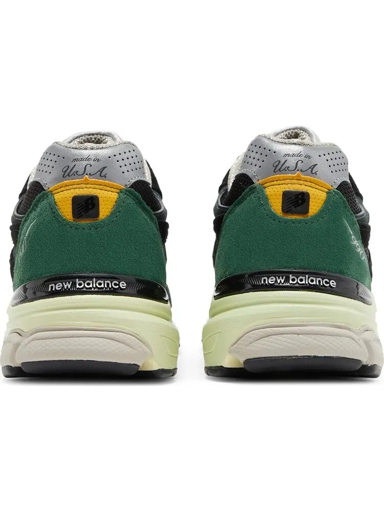 Кроссовки New Balance 990v3 Made In USA 'Black Green' — изображение 6 из 8, черный