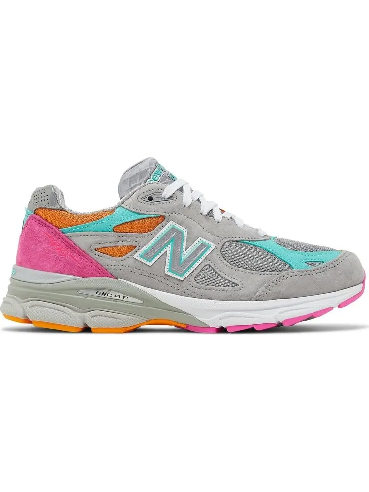 Кроссовки New Balance DTLR x 990v3 Made In USA 'Miami Drive' — изображение 1 из 8, серый