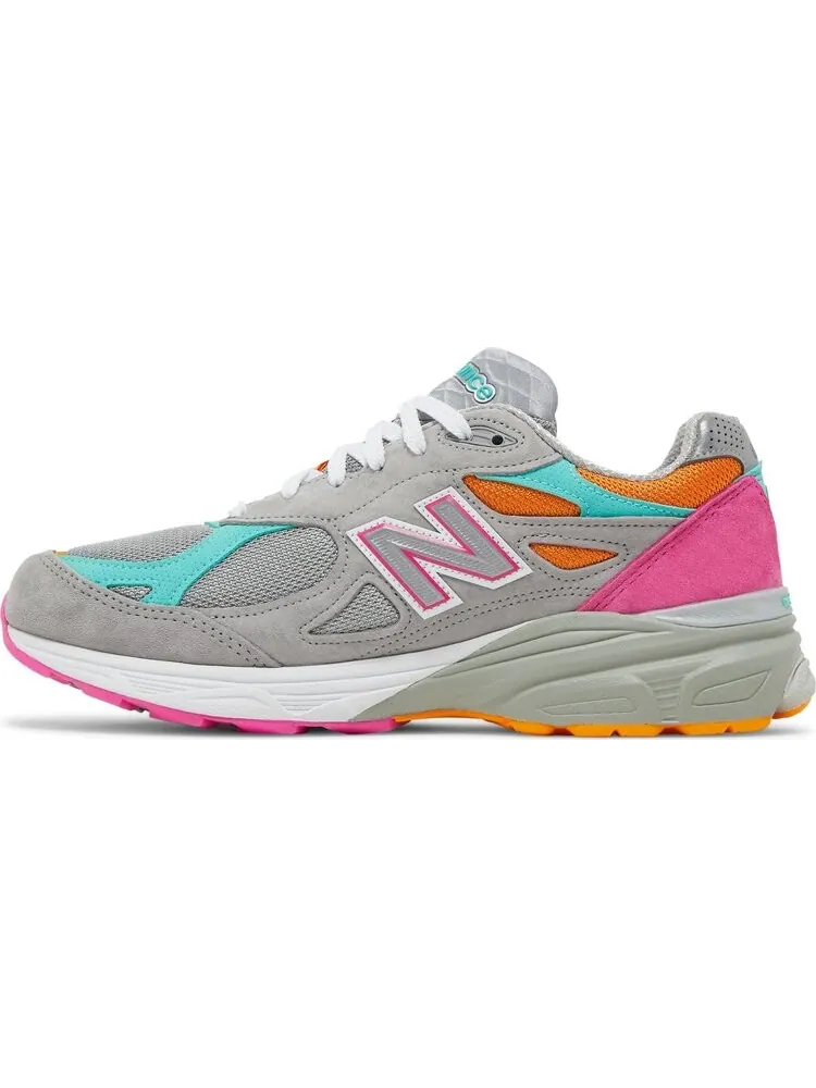 Кроссовки New Balance DTLR x 990v3 Made In USA 'Miami Drive' — изображение 3 из 8, серый