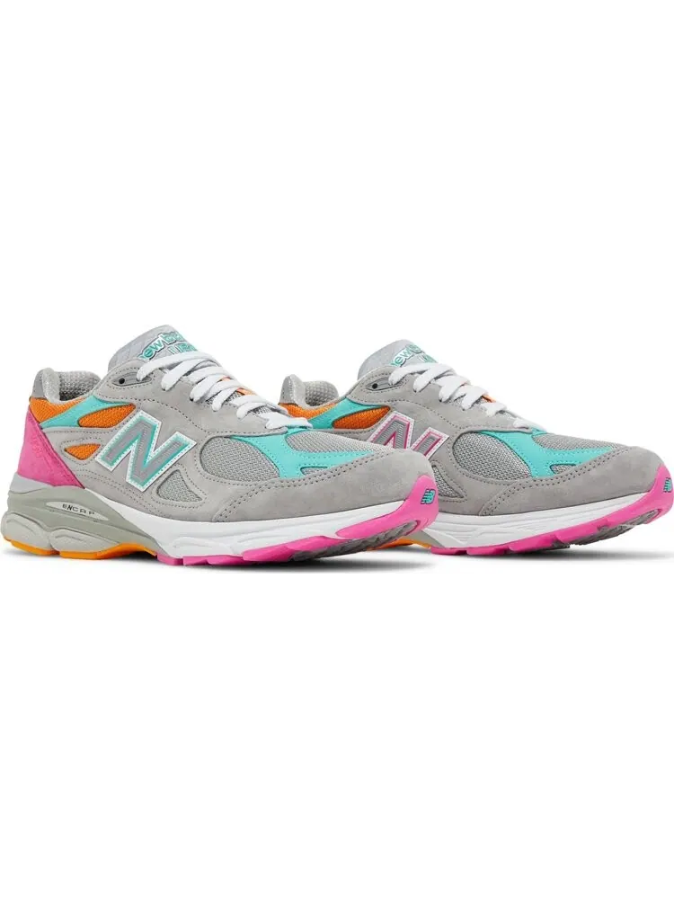 Кроссовки New Balance DTLR x 990v3 Made In USA 'Miami Drive' — изображение 8 из 8, серый