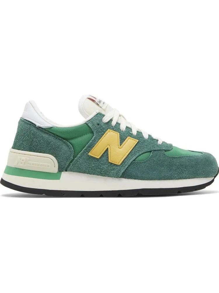 Кроссовки New Balance 990v1 'Green Gold' от Teddy Santis — изображение 1 из 4, зеленый
