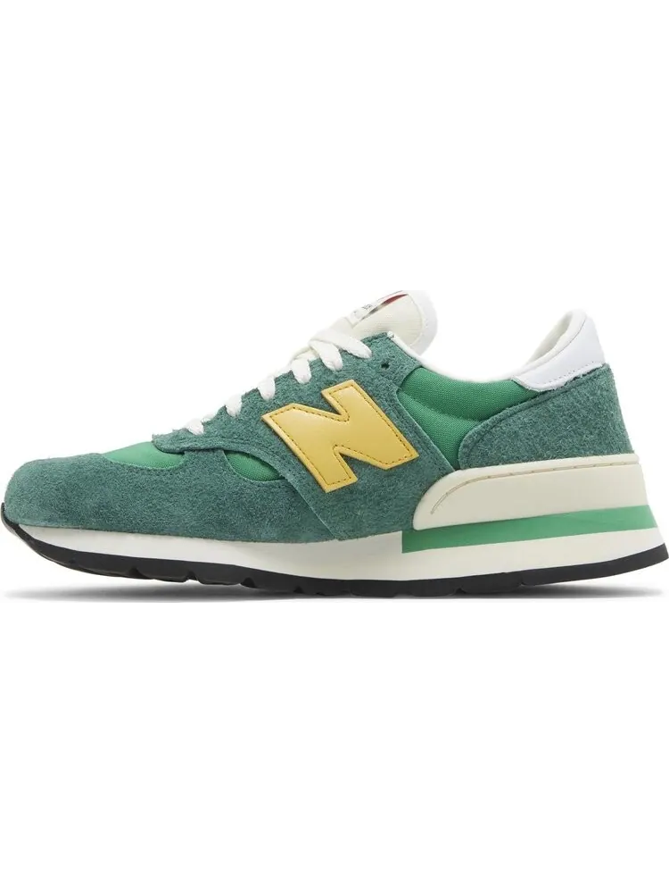 Кроссовки New Balance 990v1 'Green Gold' от Teddy Santis — изображение 3 из 4, зеленый