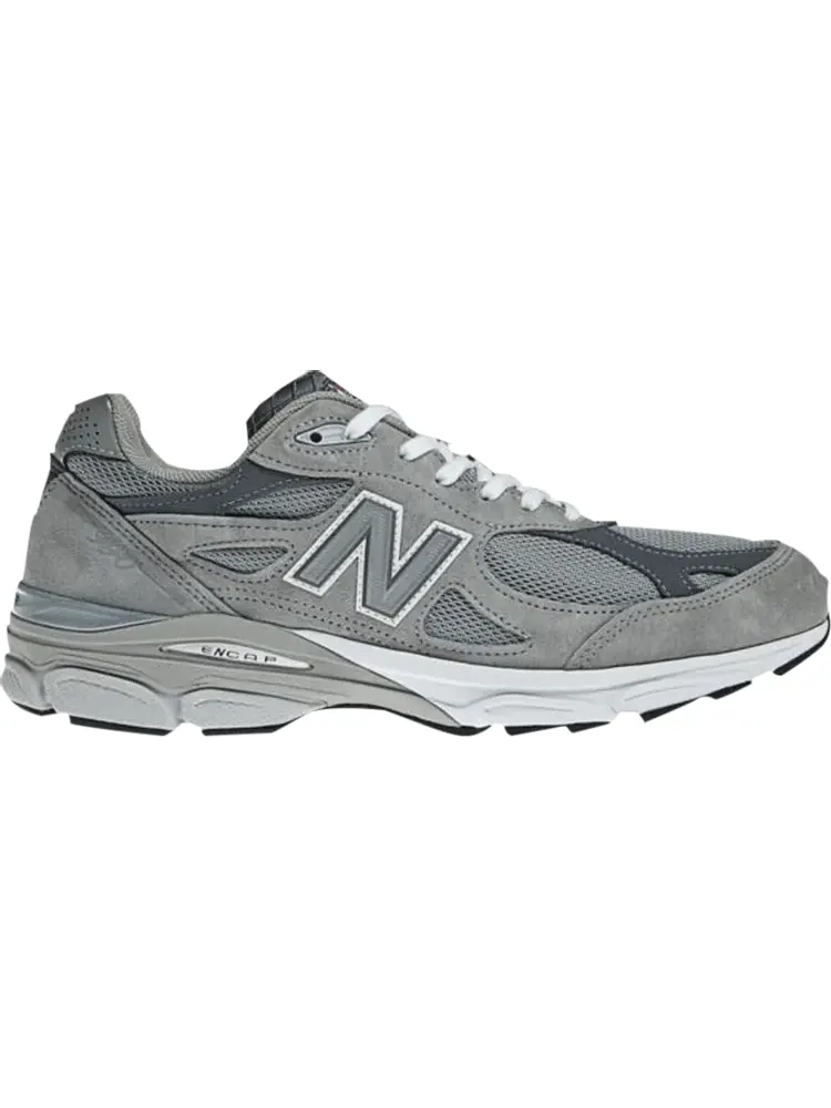 Кроссовки New Balance 990v3 Made in USA 4E Wide'Grey White' — изображение 1 из 1, серый