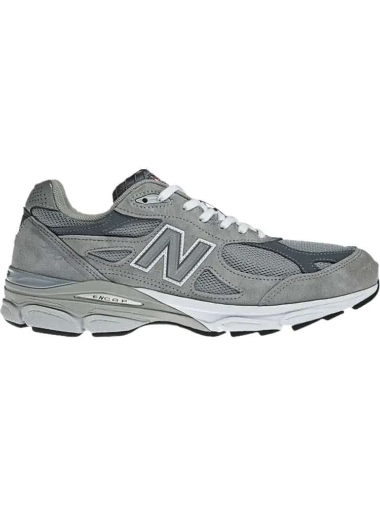Кроссовки New Balance 990v3 Made in USA 2E Wide'Grey White' — изображение 1 из 1, серый