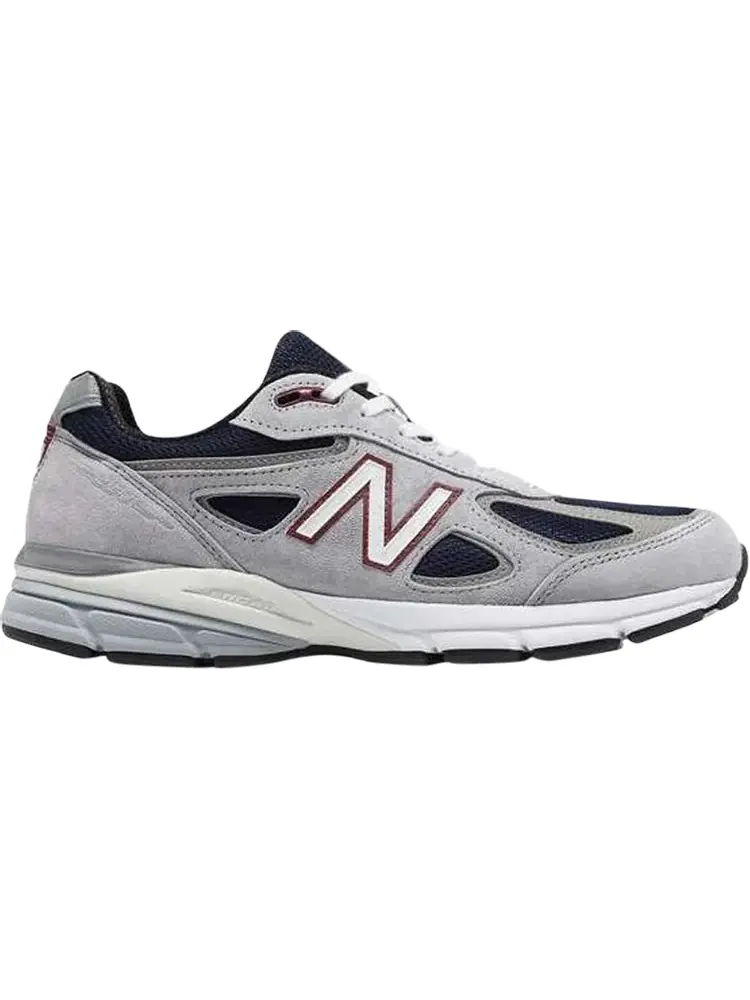 Кроссовки New Balance 990v4 Made in USA 'Grey Navy' — изображение 1 из 1, серый