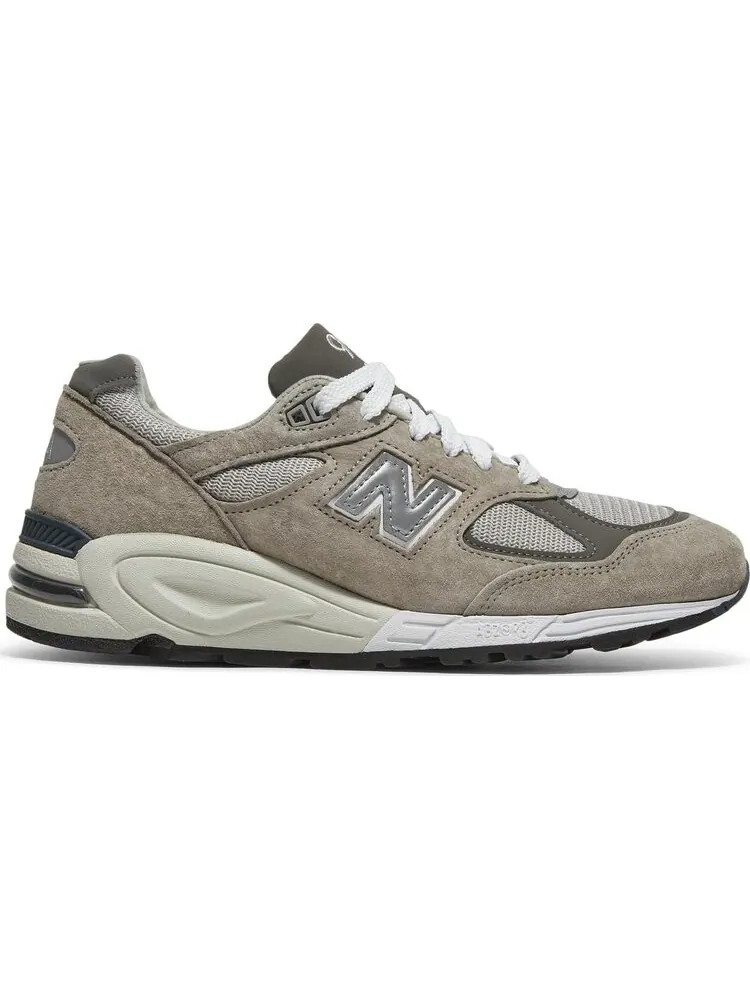 Кроссовки New Balance 990 — изображение 1 из 9, серый/зеленый