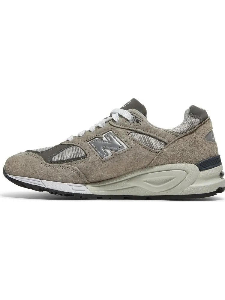 Кроссовки New Balance 990 — изображение 3 из 9, серый/зеленый