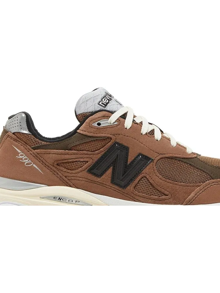 Кроссовки New Balance JJJJound x 990v3 Made in USA 'Montréal' — изображение 2 из 8, коричневый