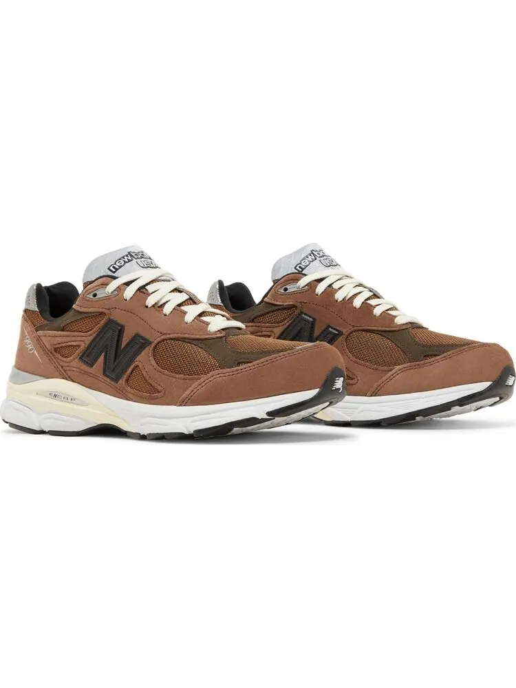 Кроссовки New Balance JJJJound x 990v3 Made in USA 'Montréal' — изображение 8 из 8, коричневый