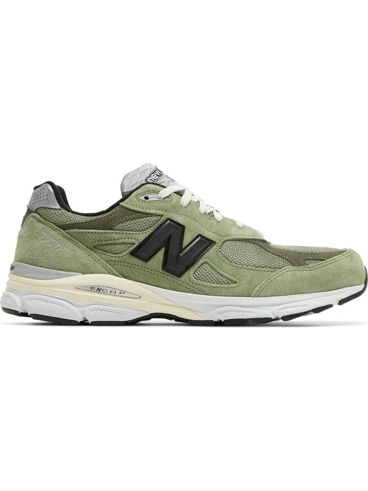 Кроссовки New Balance JJJJound x 990v3 Made in USA 'Olive' — изображение 1 из 8, зеленый