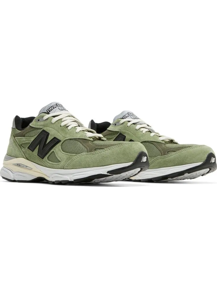 Кроссовки New Balance JJJJound x 990v3 Made in USA 'Olive' — изображение 8 из 8, зеленый