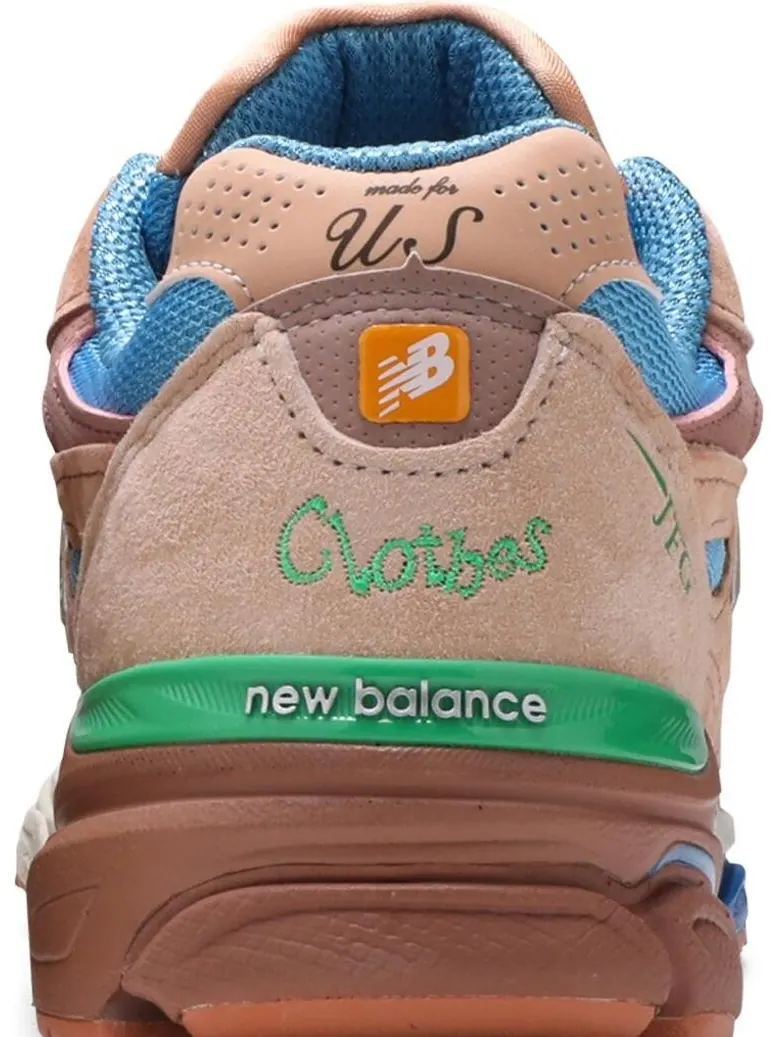 Кроссовки New Balance Joe Freshgoods x 990v3 Made In USA 'Outside Clothes' — изображение 7 из 10, коричневый