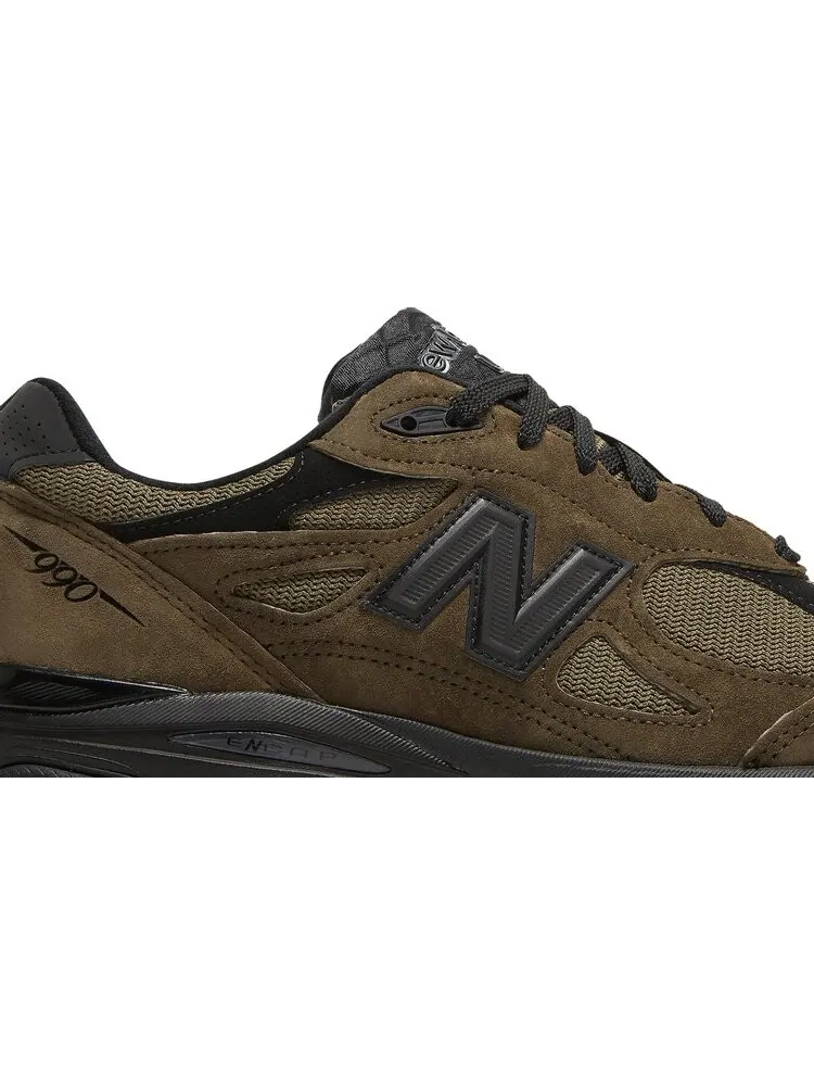 Кроссовки New Balance JJJJound x 990v3 Made in USA 'Brown' — изображение 2 из 8, коричневый