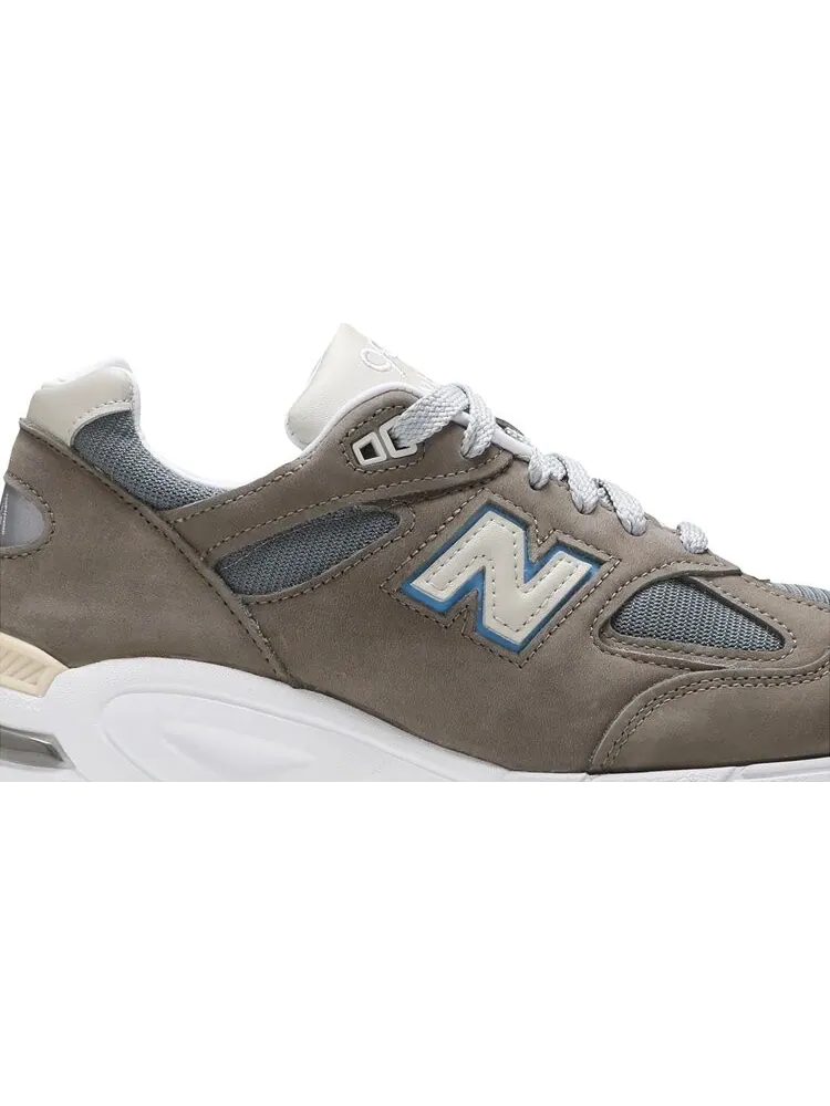 Кроссовки New Balance 990v2 Made in USA 'Steel Blue' — изображение 2 из 8, зеленый