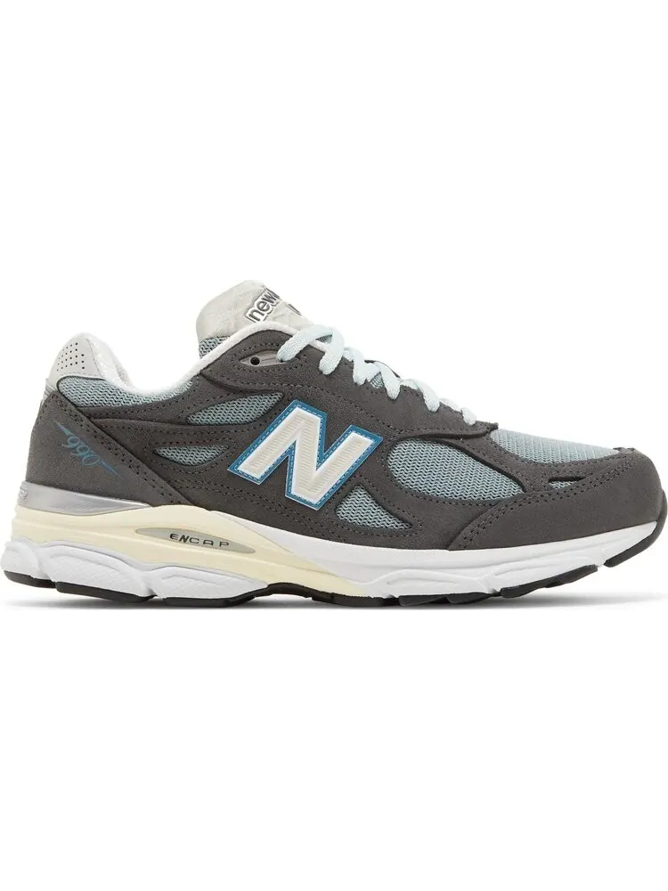 Кроссовки New Balance Kith x 990v3 Made in USA 'Steel Blue' — изображение 1 из 8, серый