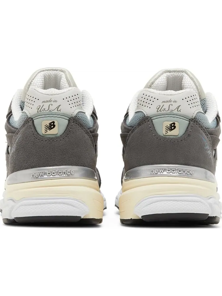 Кроссовки New Balance Kith x 990v3 Made in USA 'Steel Blue' — изображение 6 из 8, серый