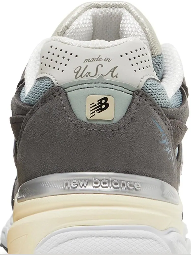 Кроссовки New Balance Kith x 990v3 Made in USA 'Steel Blue' — изображение 7 из 8, серый