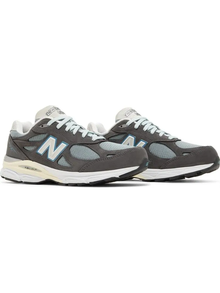 Кроссовки New Balance Kith x 990v3 Made in USA 'Steel Blue' — изображение 8 из 8, серый