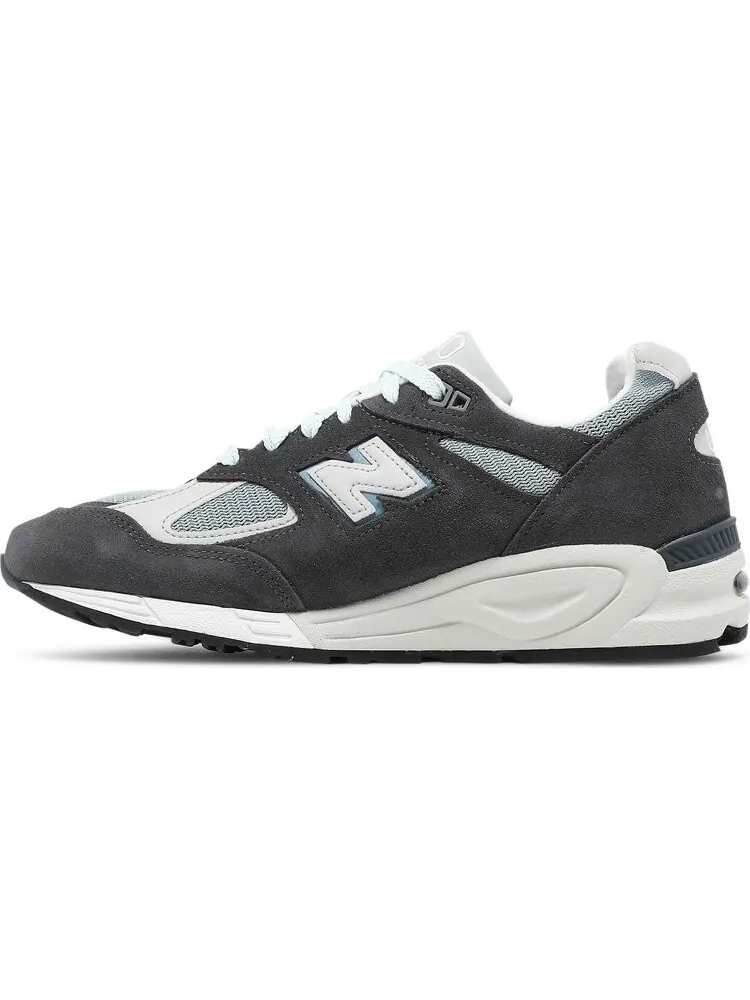 Кроссовки New Balance Kith x 990v2 Made in USA 'Steel Blue' — изображение 3 из 8, серый
