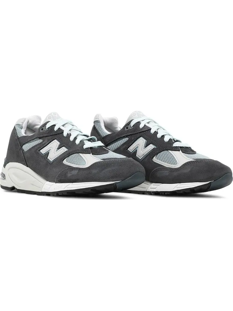 Кроссовки New Balance Kith x 990v2 Made in USA 'Steel Blue' — изображение 8 из 8, серый