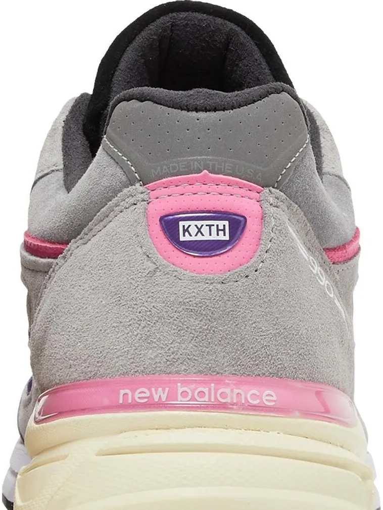 Кроссовки New Balance Kith x United Arrows & Sons x 990v4 Made in USA — изображение 7 из 10, серый