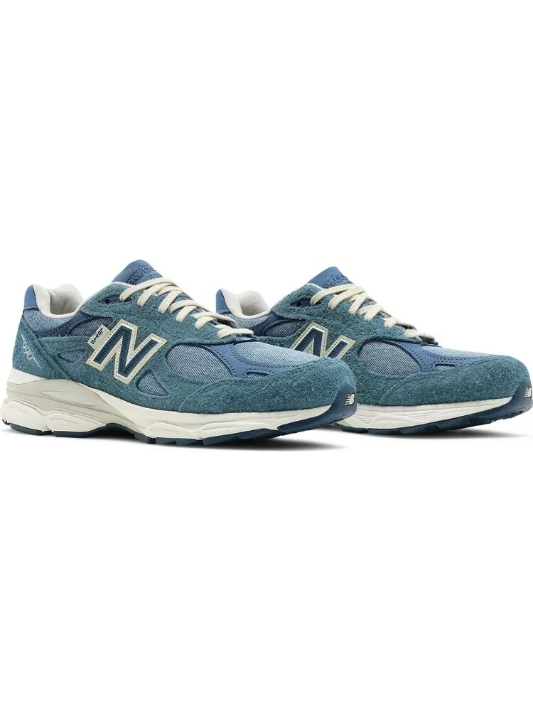 Кроссовки New Balance Levi's x 990v3 Made In USA 'Mallard Blue' — изображение 8 из 8, синий