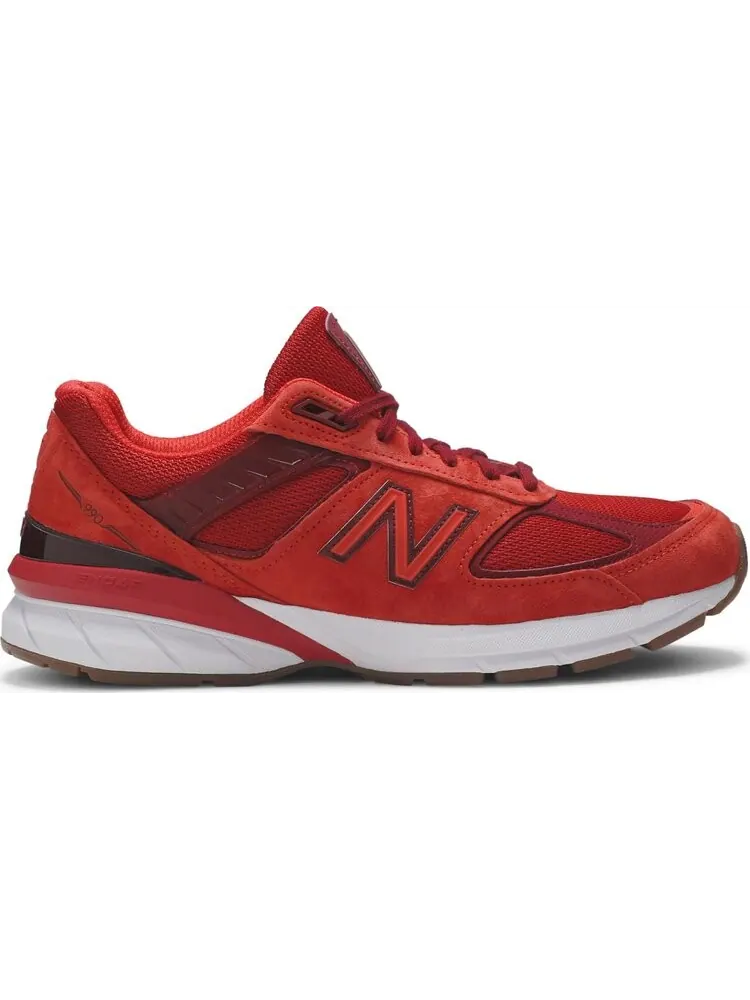 Кроссовки New Balance 990v5 Made in USA 'Molten Lava' — изображение 1 из 8, красный
