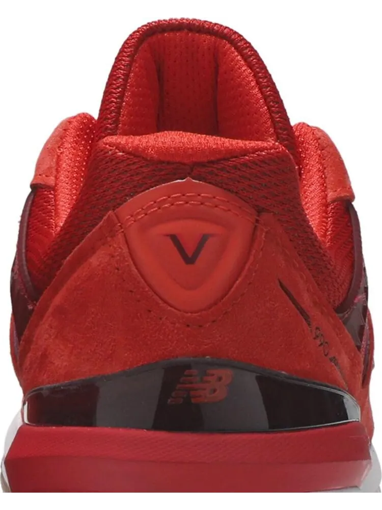 Кроссовки New Balance 990v5 Made in USA 'Molten Lava' — изображение 7 из 8, красный