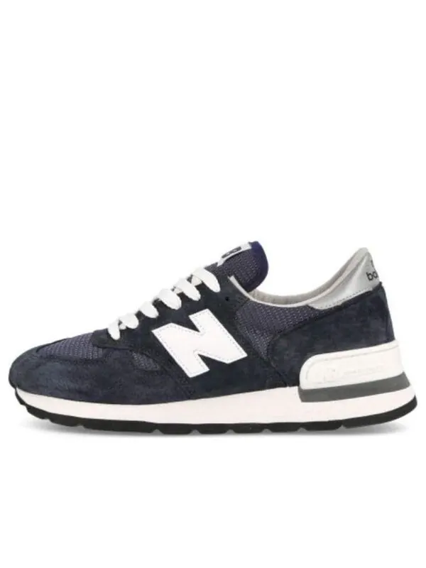 Кроссовки New Balance 990v1 Made in USA, тено-синий/белый/серый — изображение 1 из 4