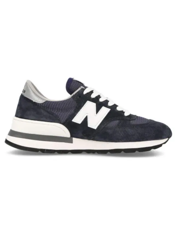 Кроссовки New Balance 990v1 Made in USA, тено-синий/белый/серый — изображение 2 из 4