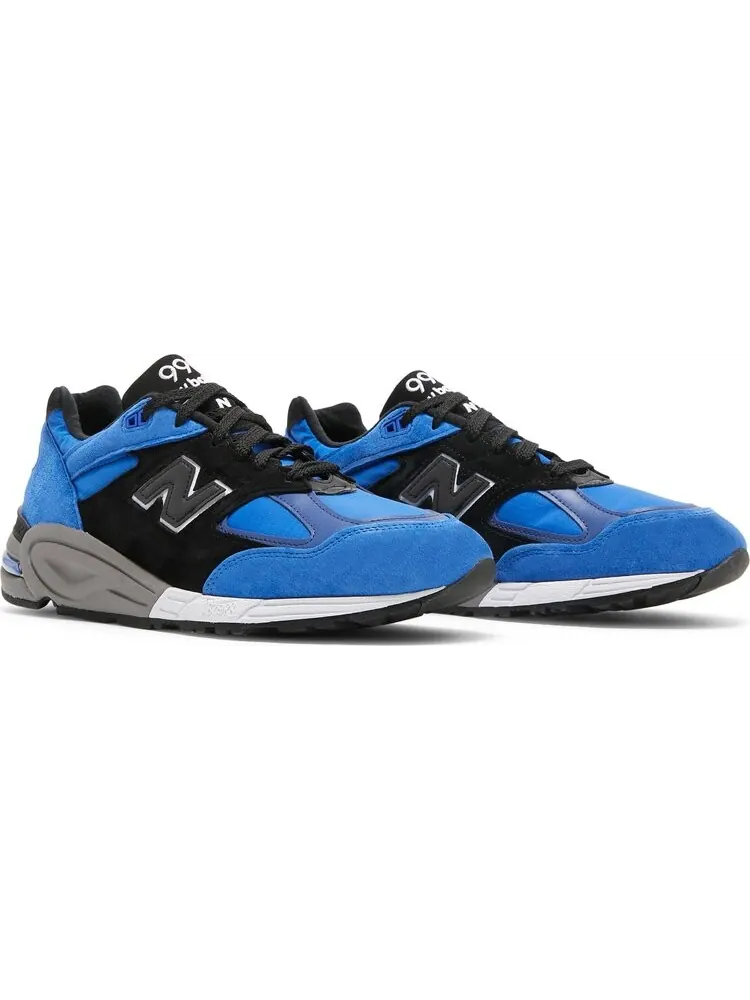 Кроссовки New Balance 990v2 Made in USA 'Blue Suede', премиальная замша — изображение 8 из 8, синий