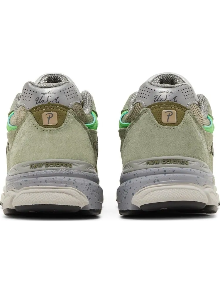 Кроссовки New Balance Patta x 990v3 Made in USA 'Keep Your Family Close' — изображение 6 из 8, зеленый