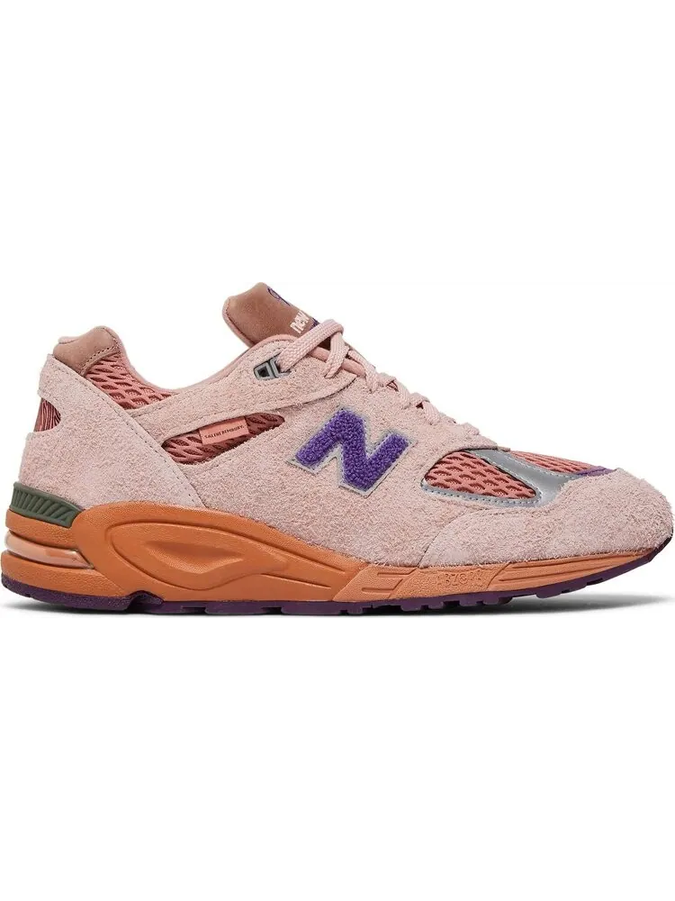 Кроссовки New Balance Salehe Bembury x 990v2 Made in USA 'Sand Be The Time' — изображение 1 из 8, розовый