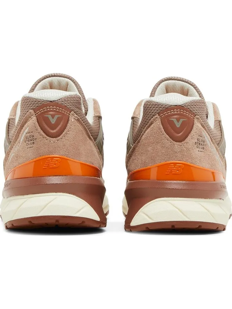 Кроссовки New Balance Slow Steady Club x 990v5 Made in USA 'Brown' — изображение 6 из 8, коричневый