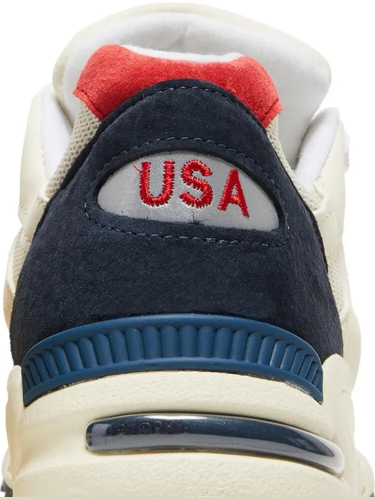 Кроссовки New Balance Teddy Santis x 990v2 Made in USA 'Navy Sea Salt' — изображение 7 из 8, белый